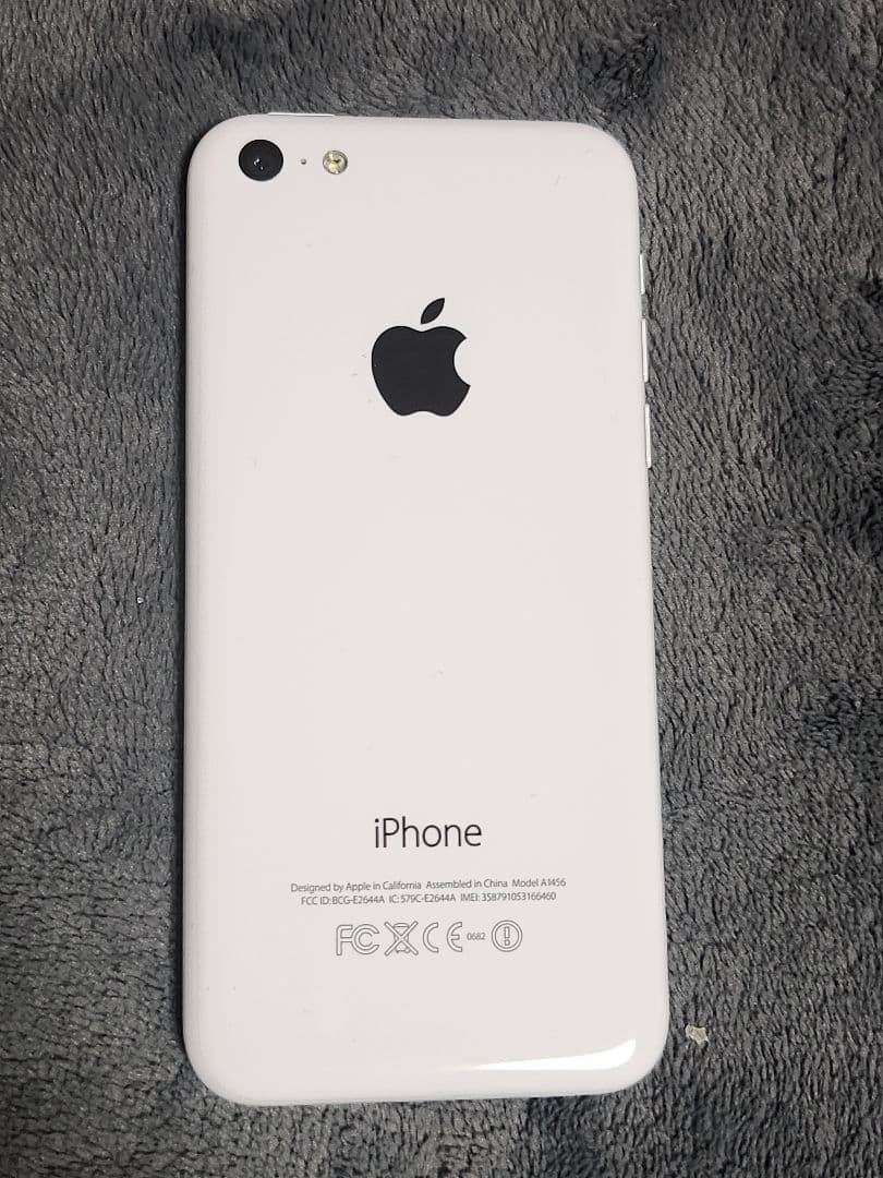 美品 iPhone5c ホワイトSIMフリー