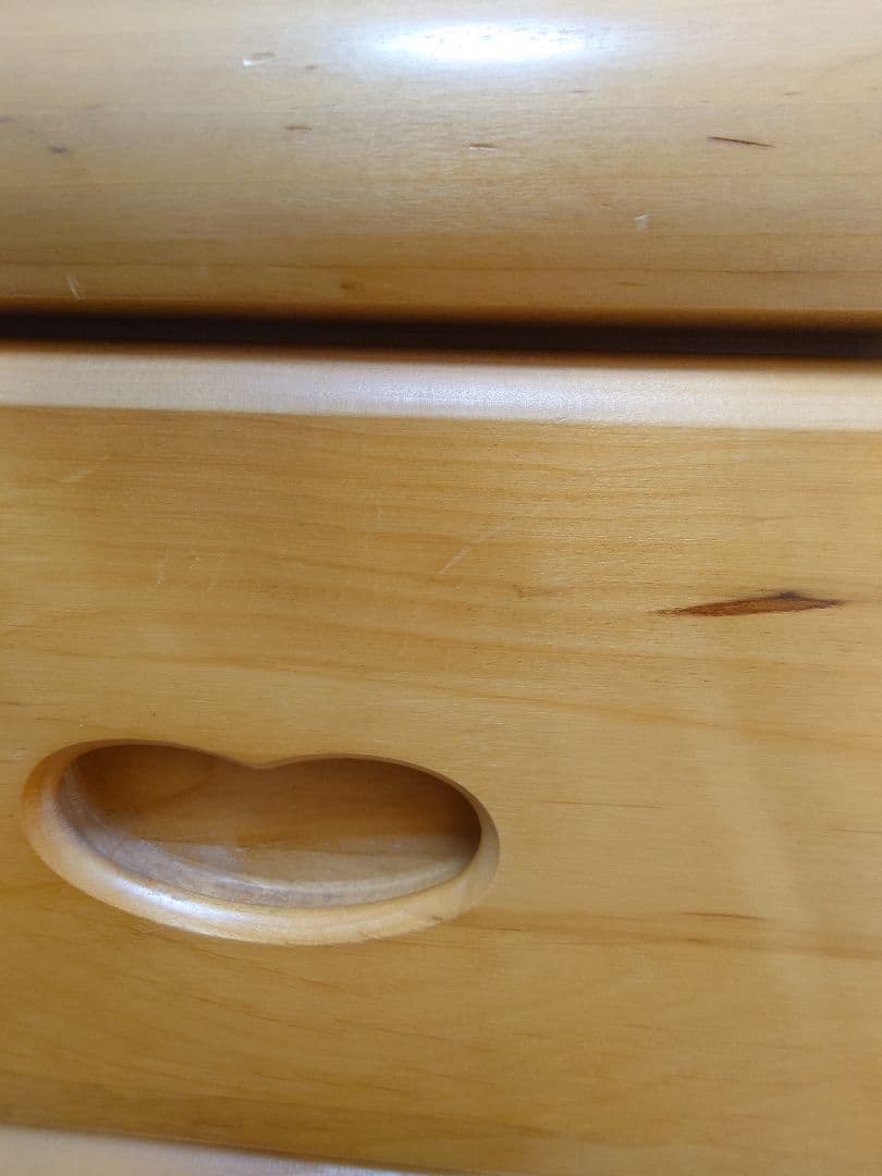 木製チェスト 花デザイン　カントリー調