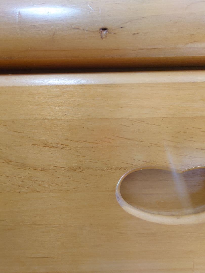 木製チェスト 花デザイン　カントリー調