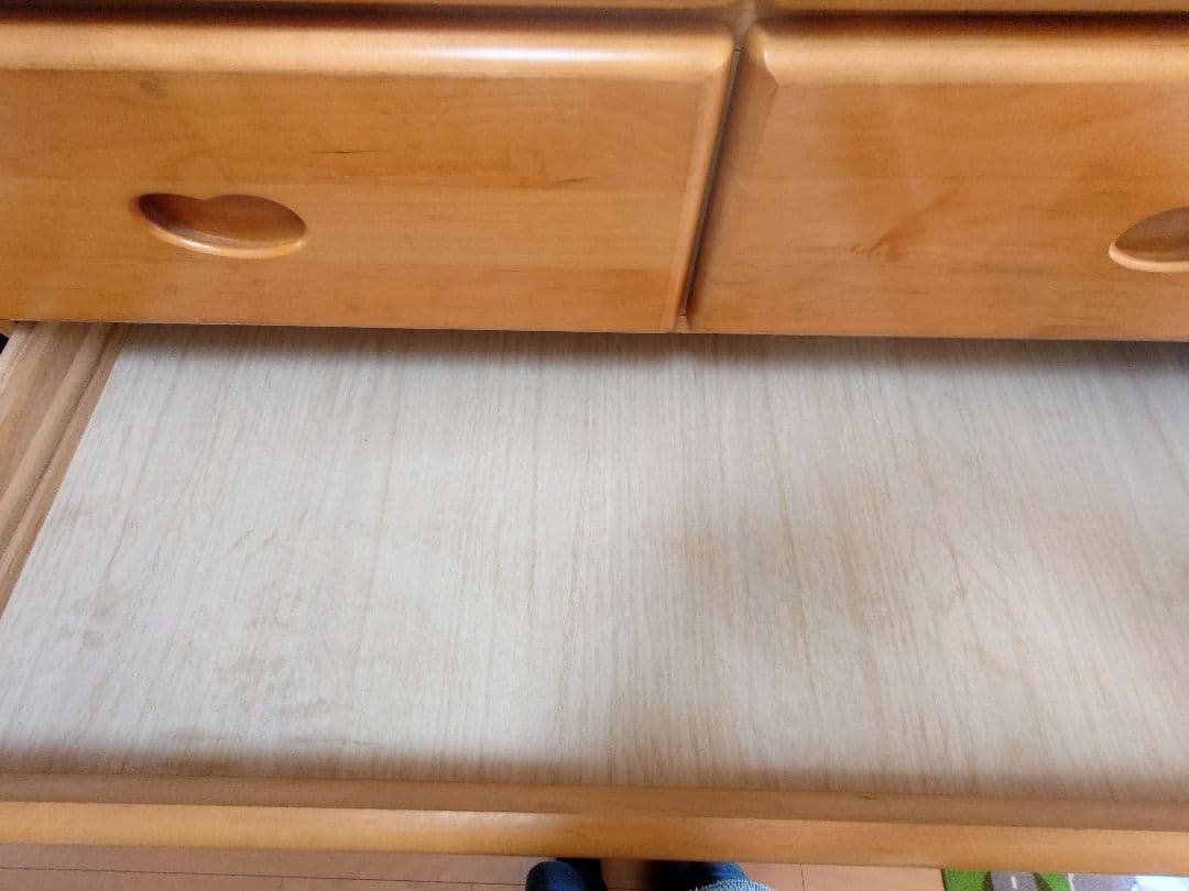 木製チェスト 花デザイン　カントリー調