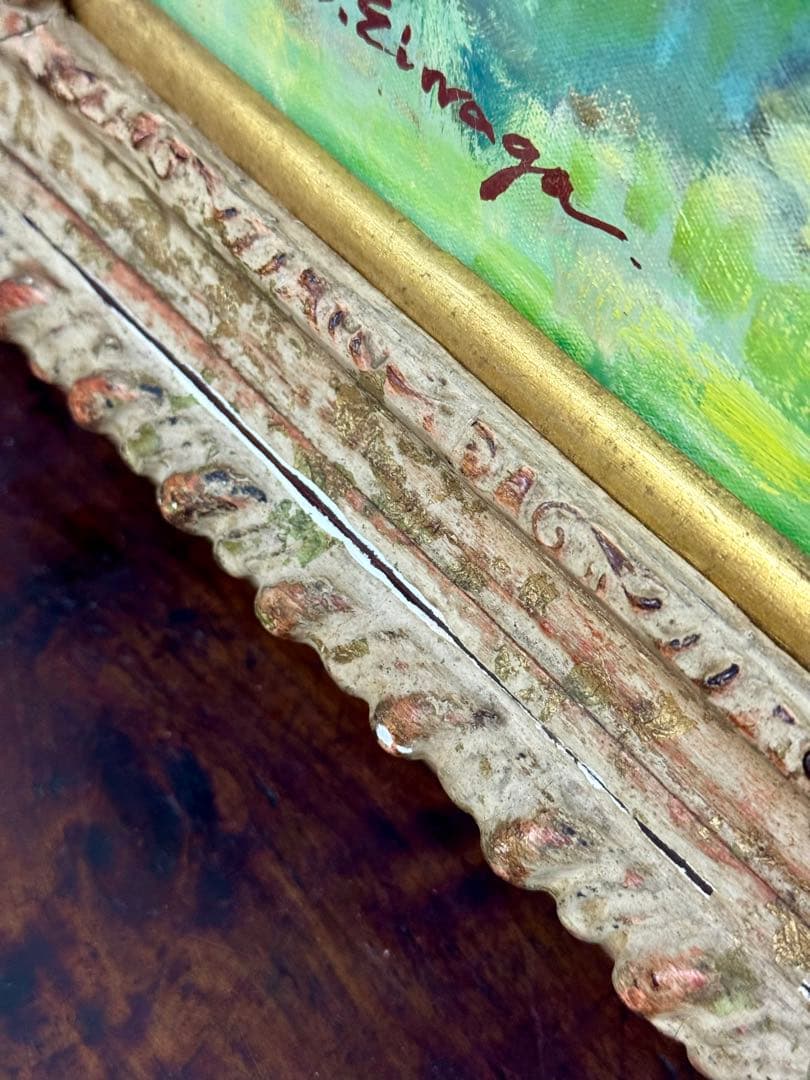 栄永大治良 二上山と当麻之里 油彩画 F10号 1979年作 肉筆真作保証