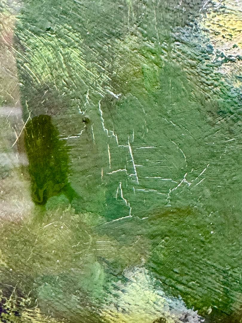 栄永大治良 二上山と当麻之里 油彩画 F10号 1979年作 肉筆真作保証