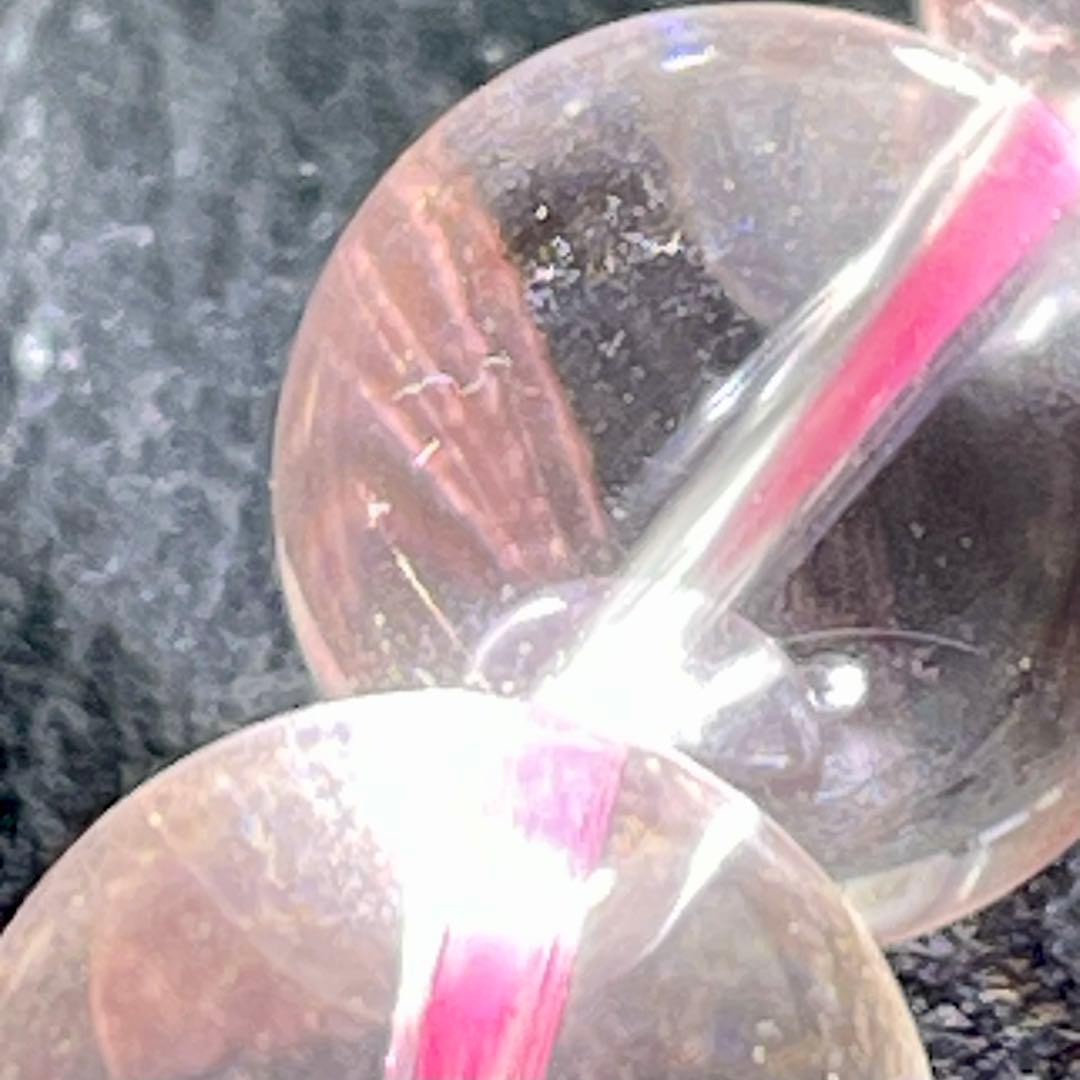 極上✨鑑別書付き　ディスロケーション・インクルージョンクォーツブレス