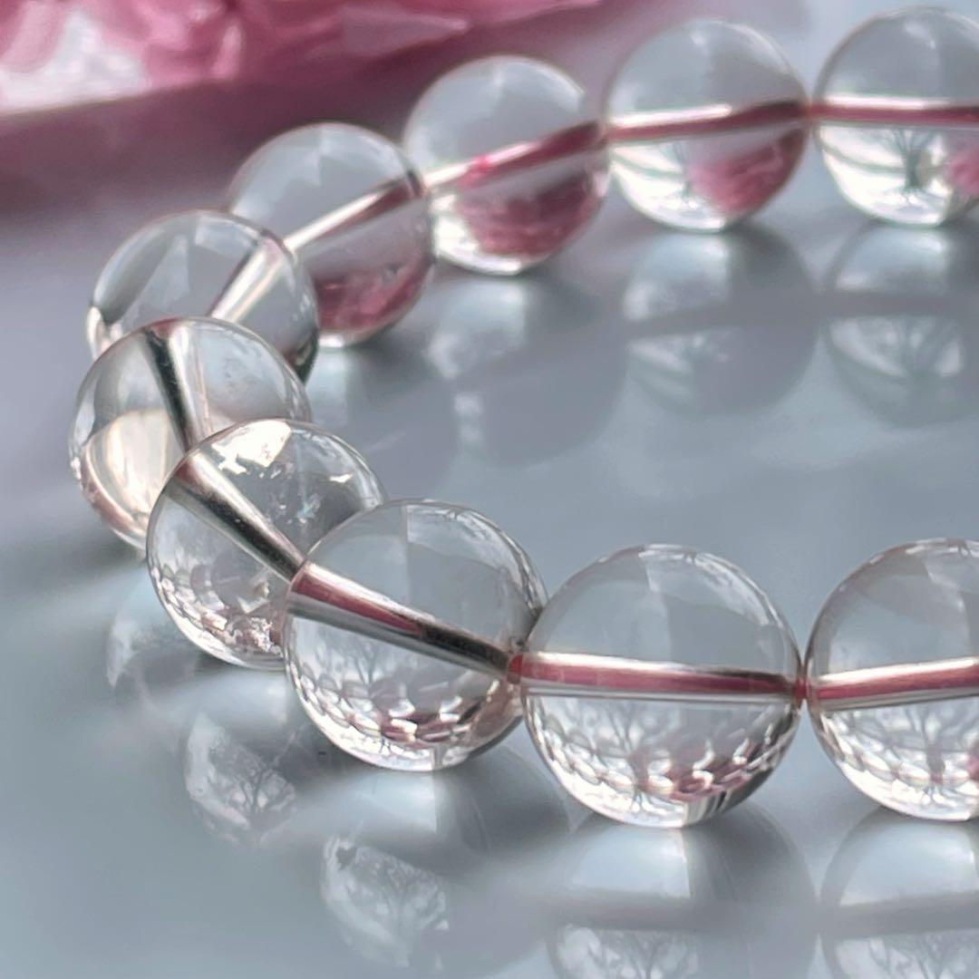 極上✨鑑別書付き　ディスロケーション・インクルージョンクォーツブレス