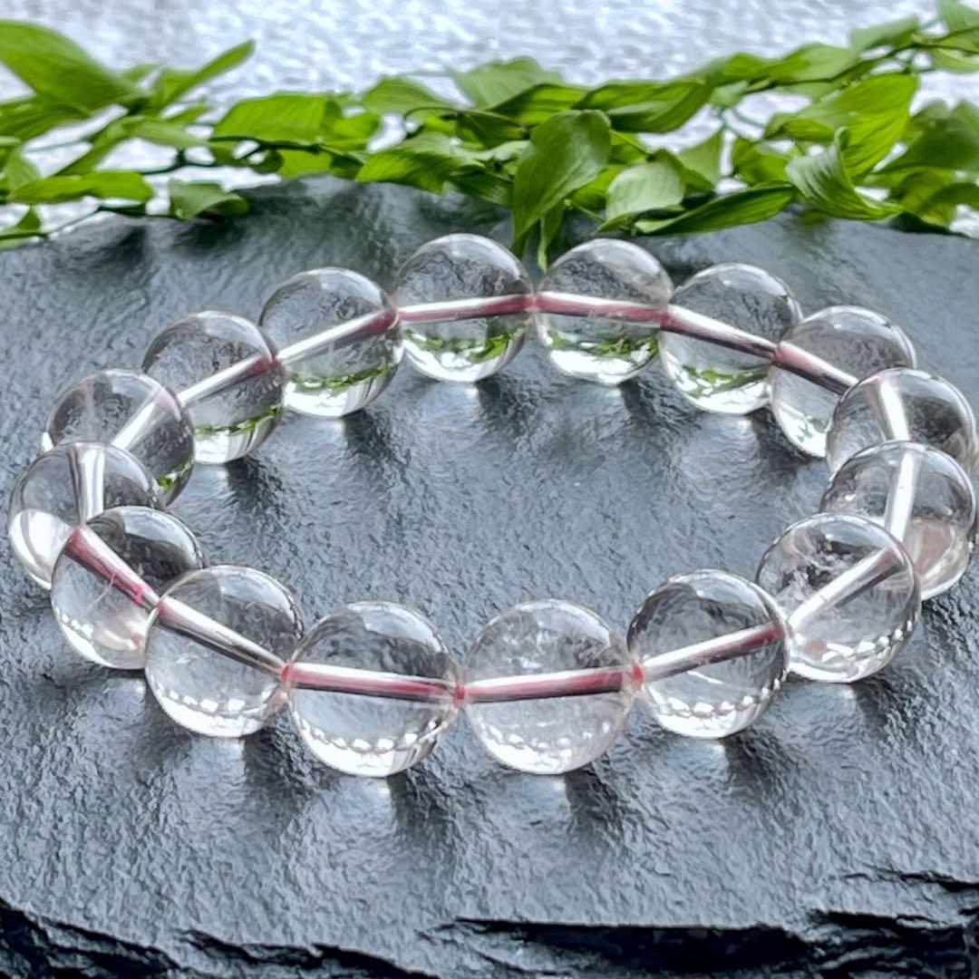 極上✨鑑別書付き　ディスロケーション・インクルージョンクォーツブレス