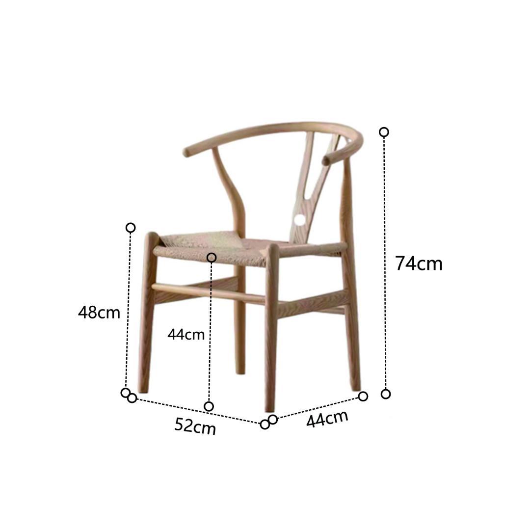 木製アームチェア ウィービング座面 訳あり品　写真をご確認 SF16-08
