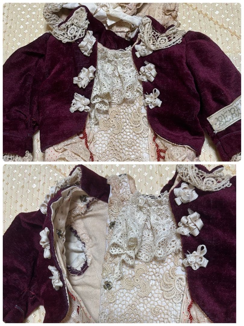 アンティークビスクドールドレス　アネッテドレス