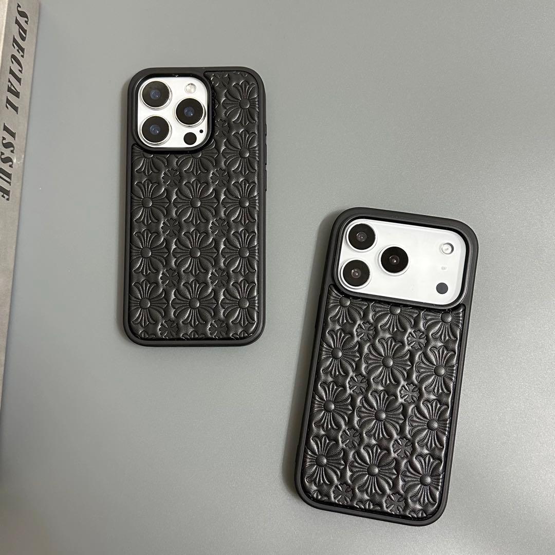 クロスデザイン　レザー　iPhoneケース