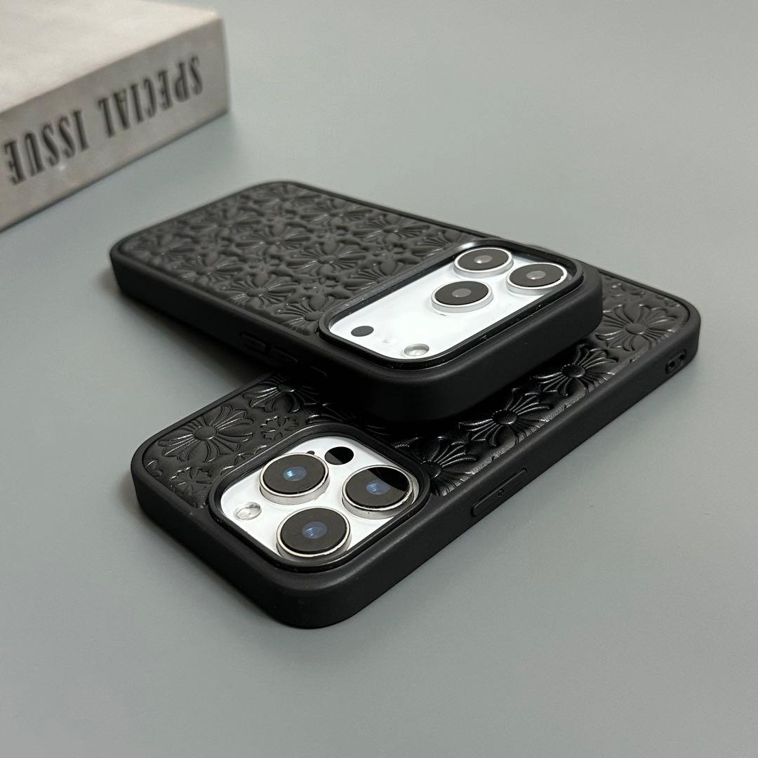 クロスデザイン　レザー　iPhoneケース