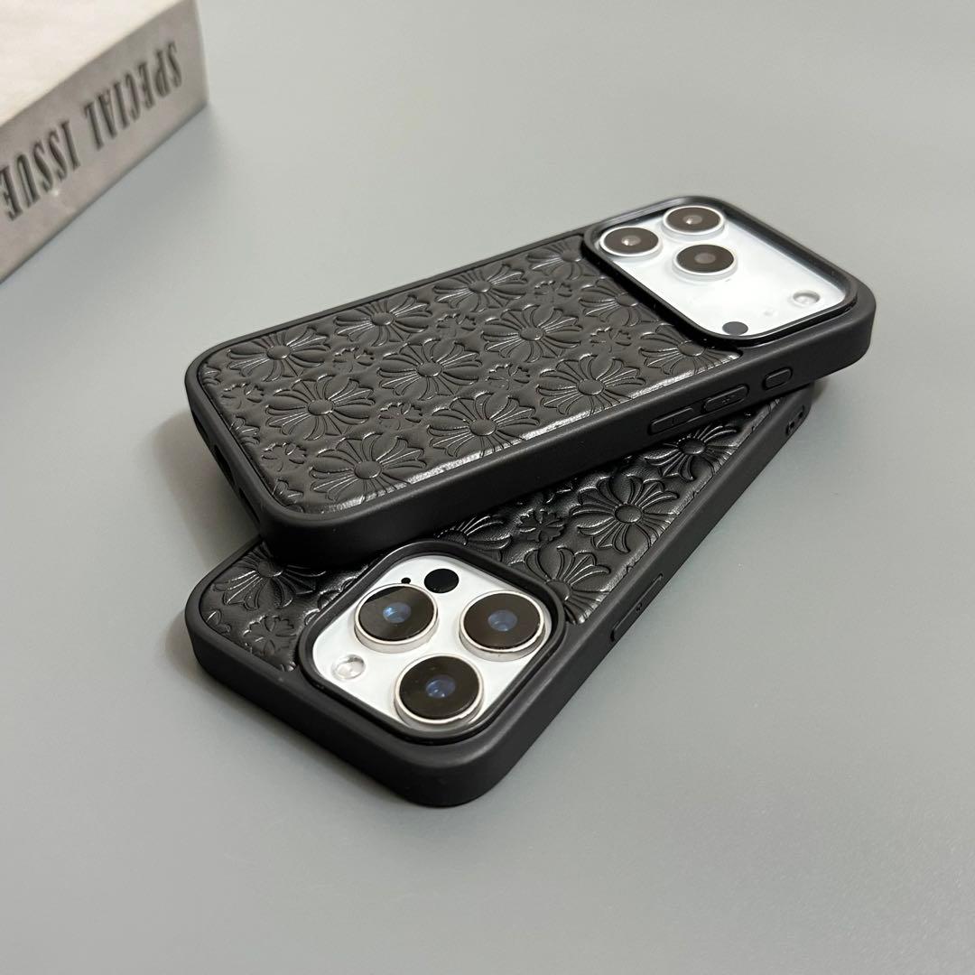 クロスデザイン　レザー　iPhoneケース
