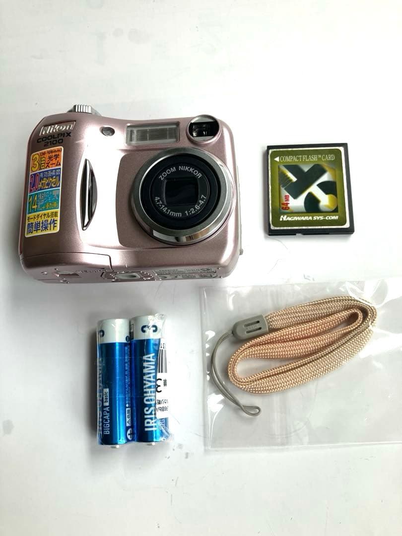 Nikon COOLPIX 2100 コンパクトデジタルカメラ ピンク