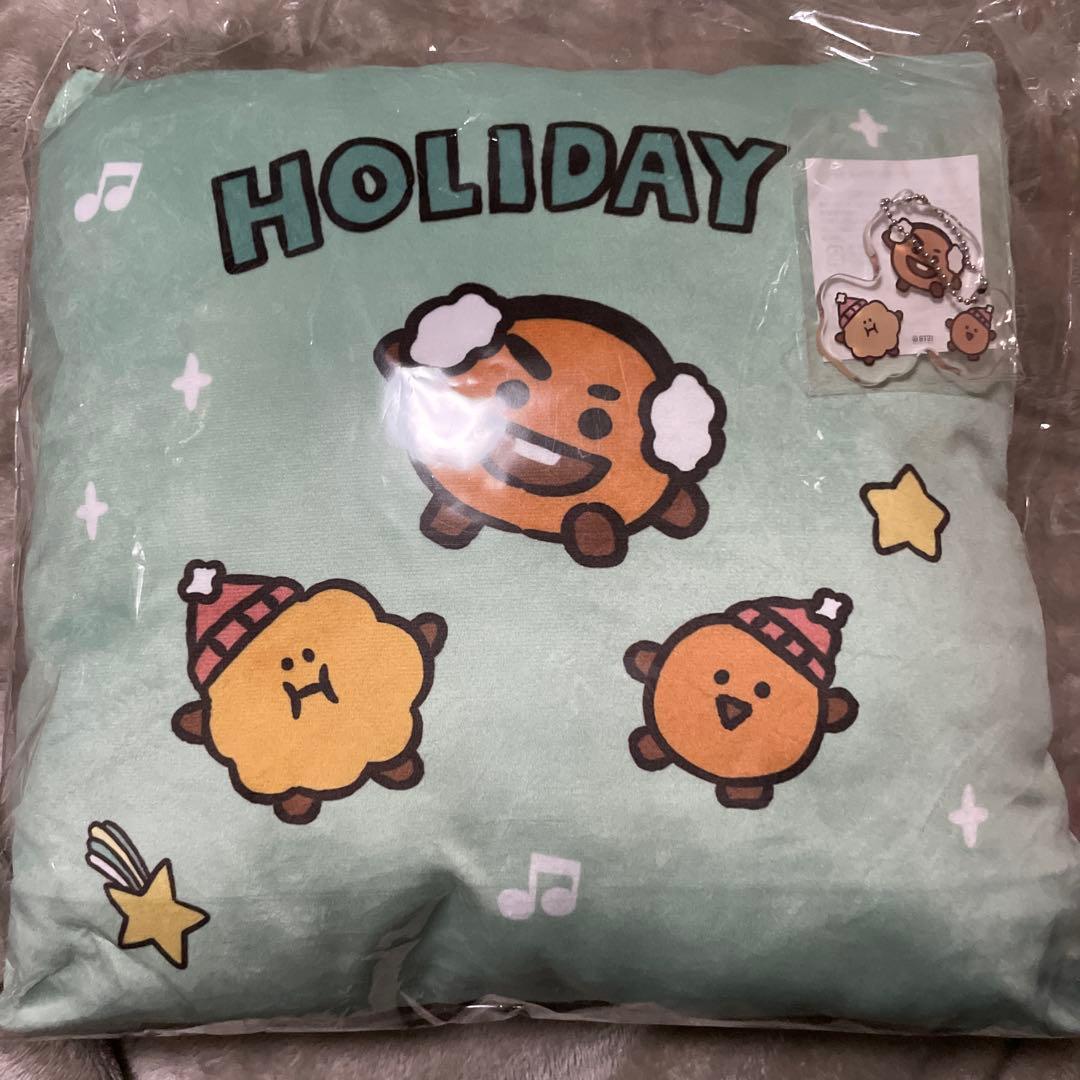 BT21 SHOOKYぬいぐるみ・マスコット・クッション・ひざ掛け22点セット
