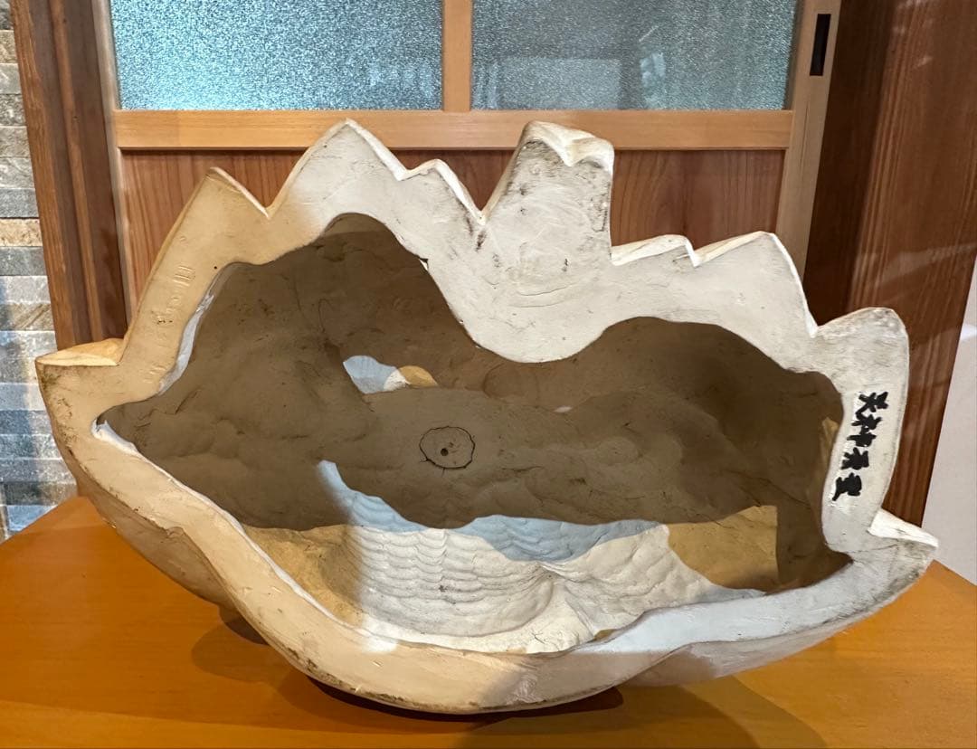 日本の彫刻の模型　模型　彫刻教室　天神様 希少な一点物　焼物