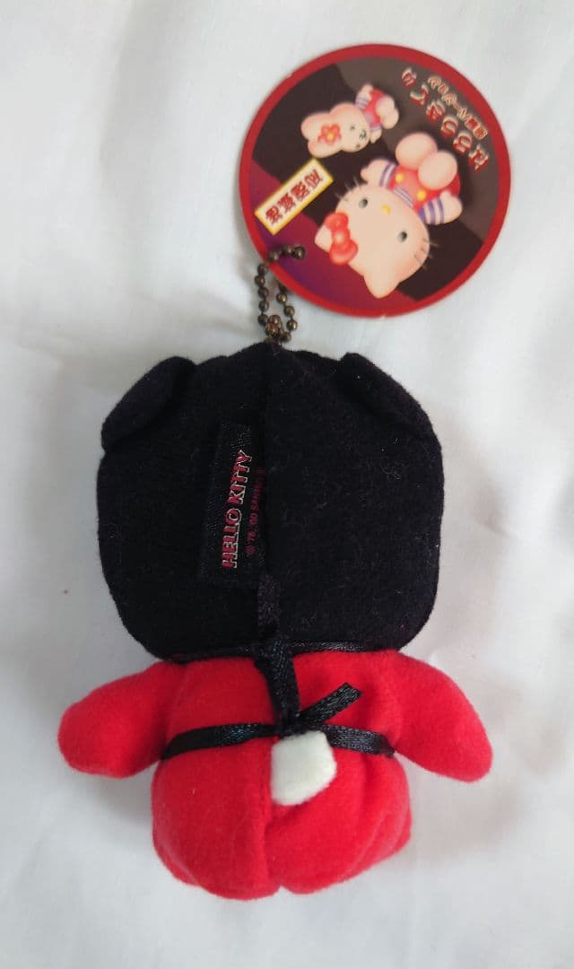 ハローキティ飛騨路限定さるぼぼぬいぐるみ（大小）、ねつけ、ストラップ4種類セット