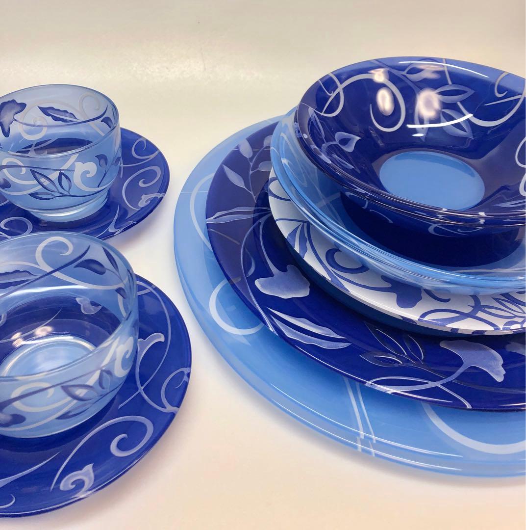 フランス製　ガラス食器 ① 大皿