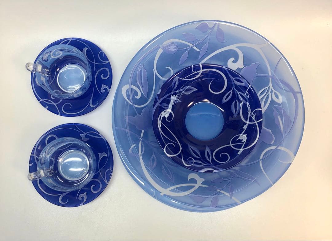 フランス製　ガラス食器 ① 大皿