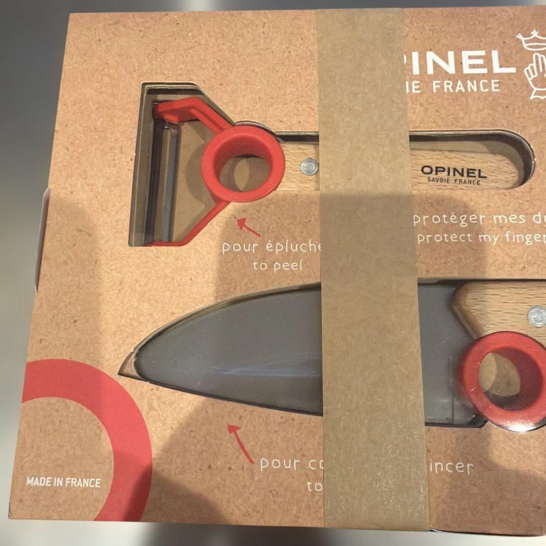 OPINEL オピネル ステンレススチール ナイフ 10cm ピーラー付き