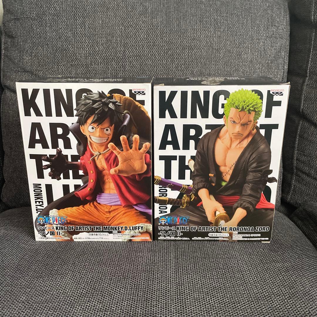 初版ワンピース KING OF ARTIST ルフィ ゾロ セット
