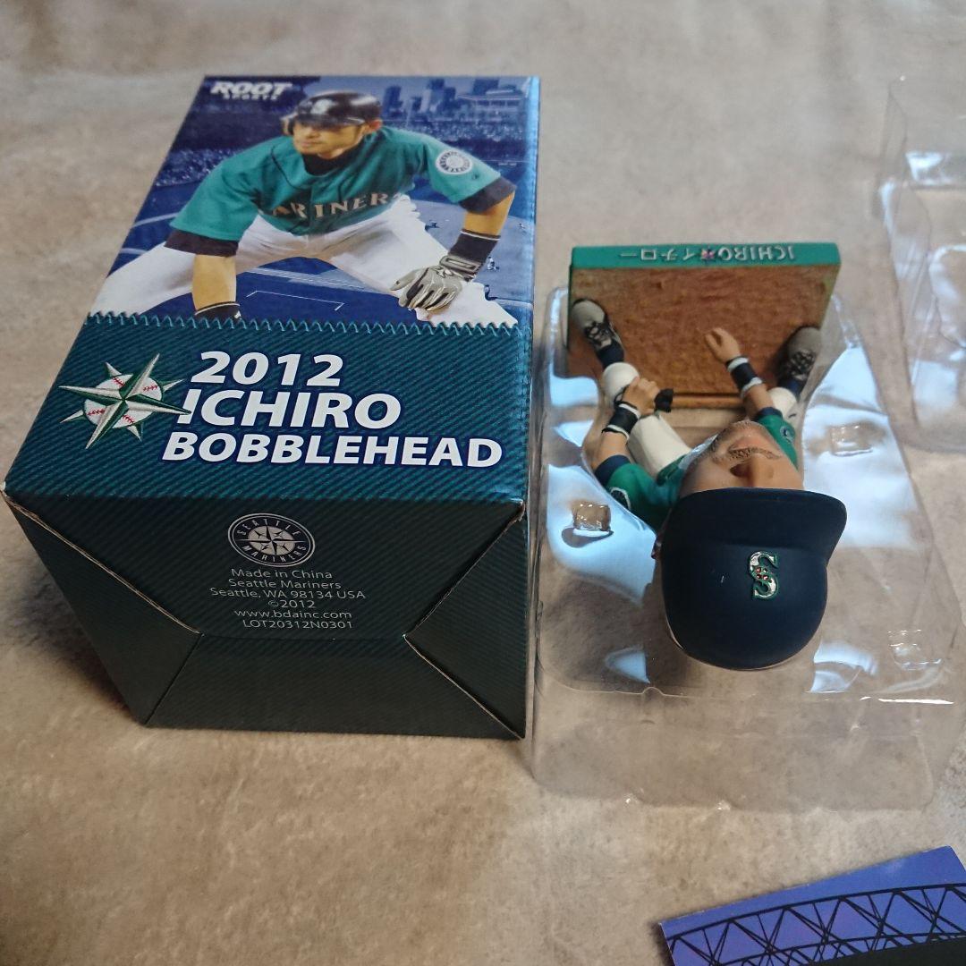 6】イチロー 2012年 球場配布 ボブルヘッドドール〈チケット付き〉