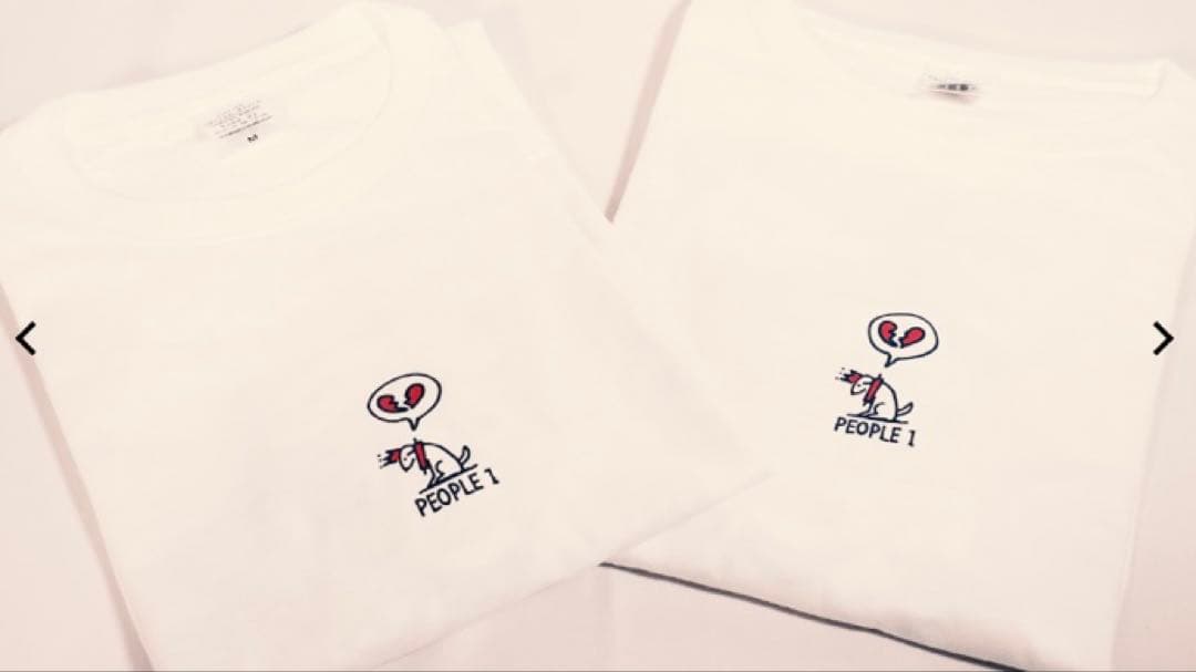 『新品・未使用』PEOPLE1 ベッドルーム大衆音楽”のビッグTシャツ（L）