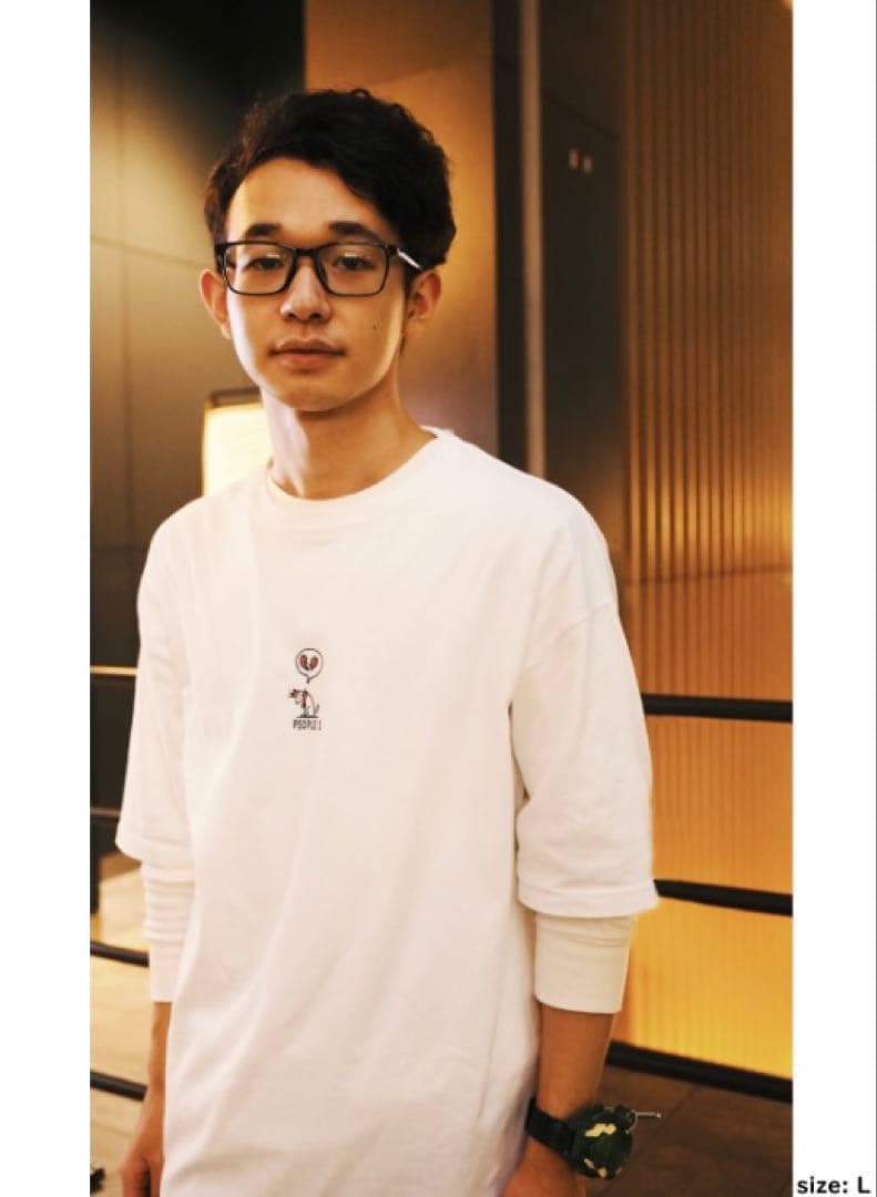 『新品・未使用』PEOPLE1 ベッドルーム大衆音楽”のビッグTシャツ（L）