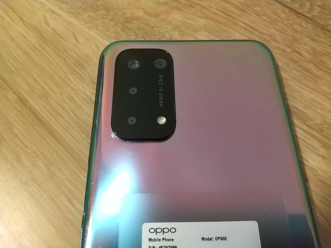 OPPO　A54 5G　OPG02　UQmobile版　スマホ本体　パープル