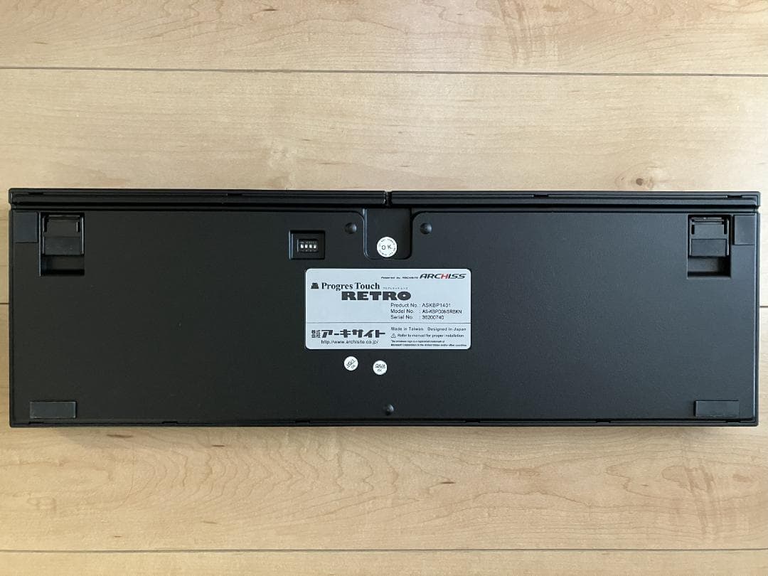 ARCHISS ProgresTouch RETRO Cherry 静音赤軸
