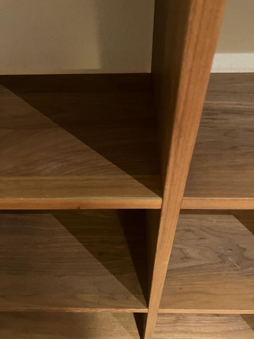 無印良品　スタッキングシェルフ　ウォールナット