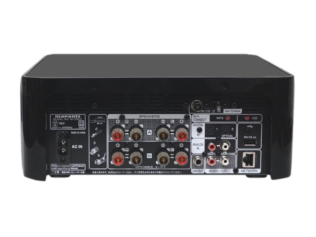 美品 マランツ M-CR611 ネットワークCDレシーバー 2018年製 動作品