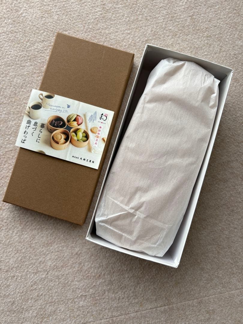 【新品・未使用】大館曲げわっぱ弁当箱