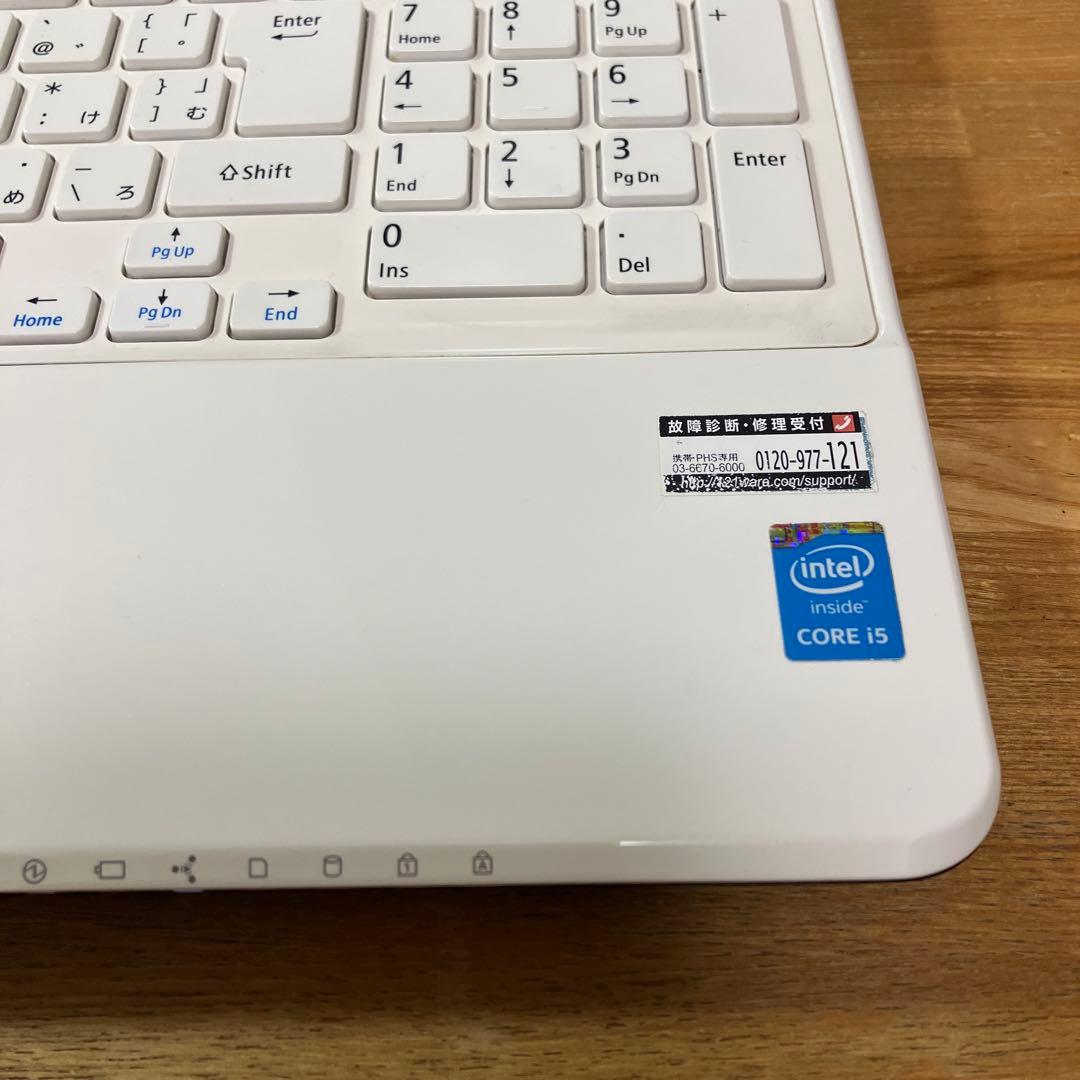NEC LAVIE LS550/T 白　第4世代i5 office付