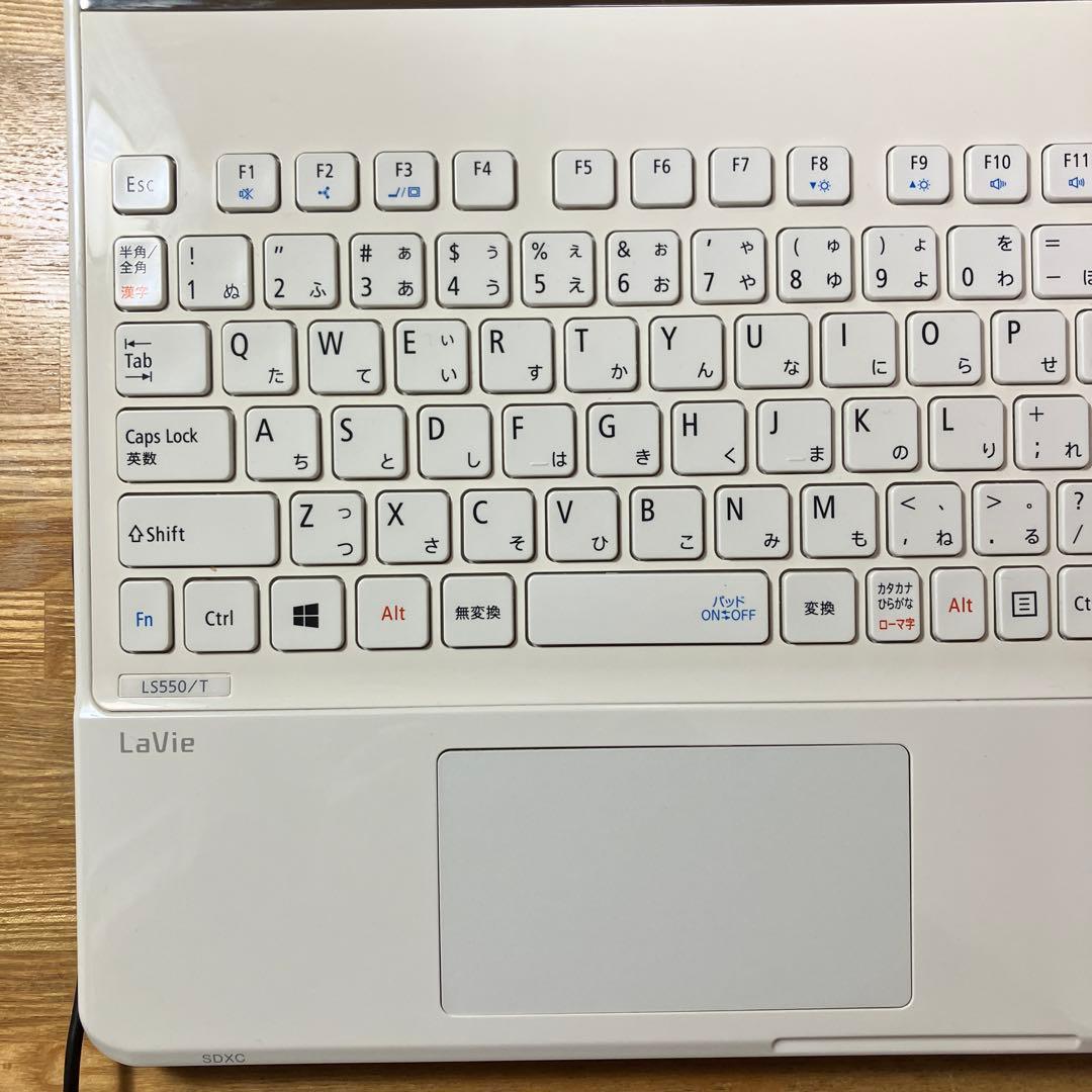NEC LAVIE LS550/T 白　第4世代i5 office付