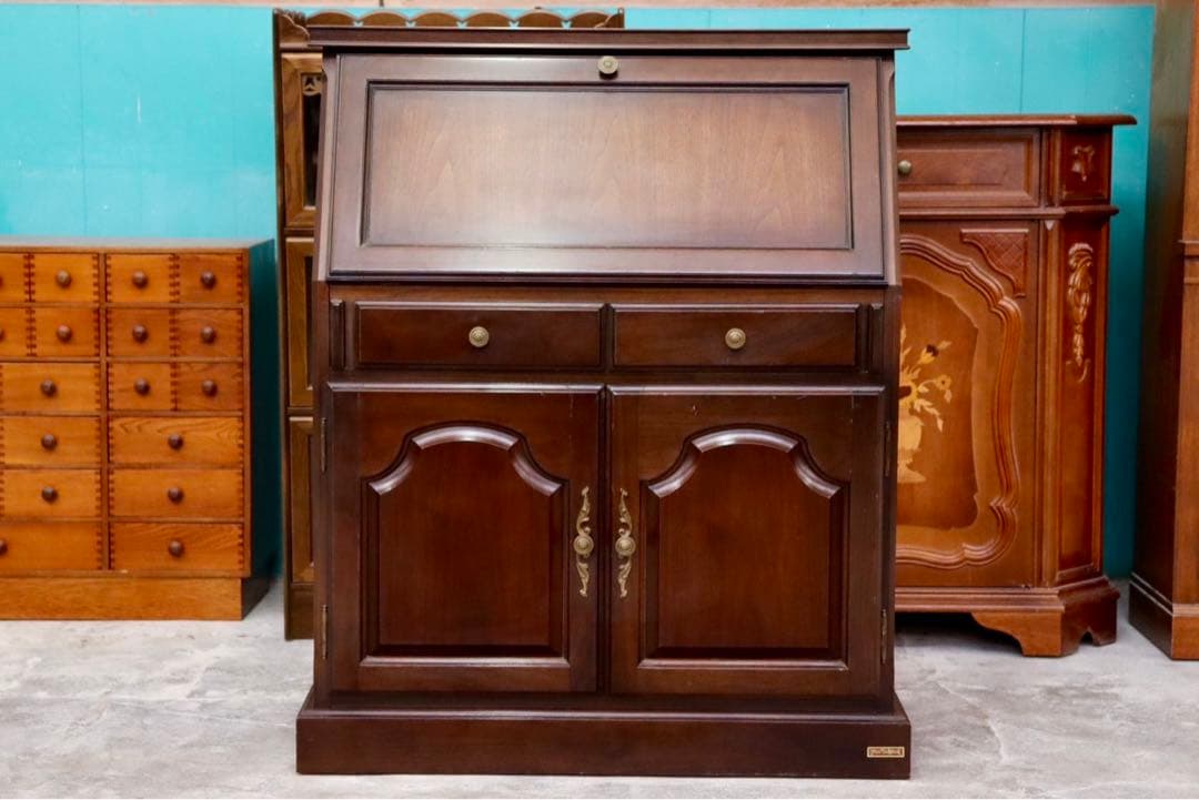 GMIH30○ライティングビューロー デスク 化粧台 書斎机 学習机 クラシック