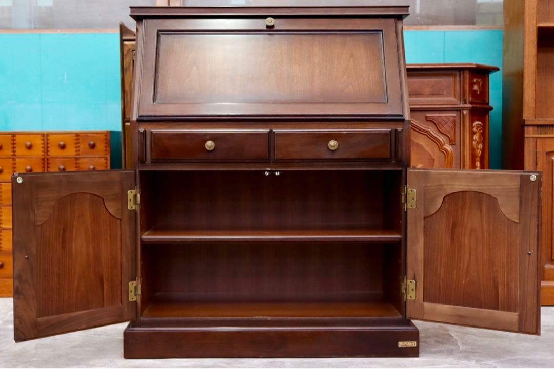 GMIH30○ライティングビューロー デスク 化粧台 書斎机 学習机 クラシック