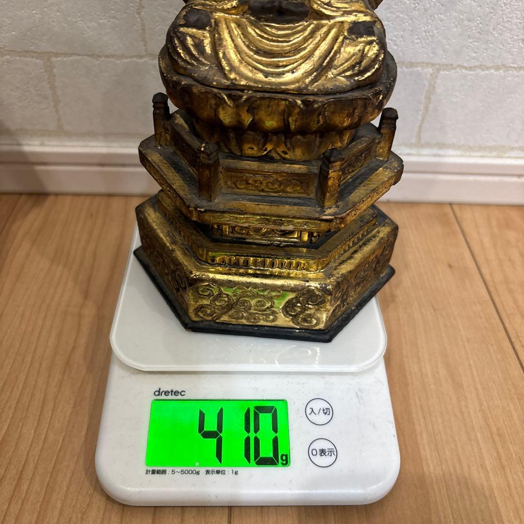 仏像　玉眼　木彫　江戸時代　骨董品　古美術