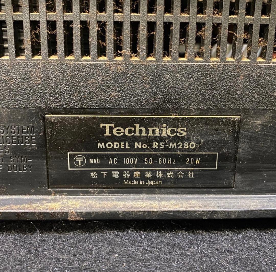 Technics RS-M280 カセットデッキ テクニクス