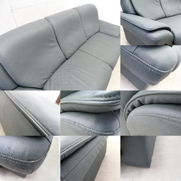 美品■ドイツ最高峰■ヒモラ■パシフィック■70万■総革■3人掛けソファ■IDC
