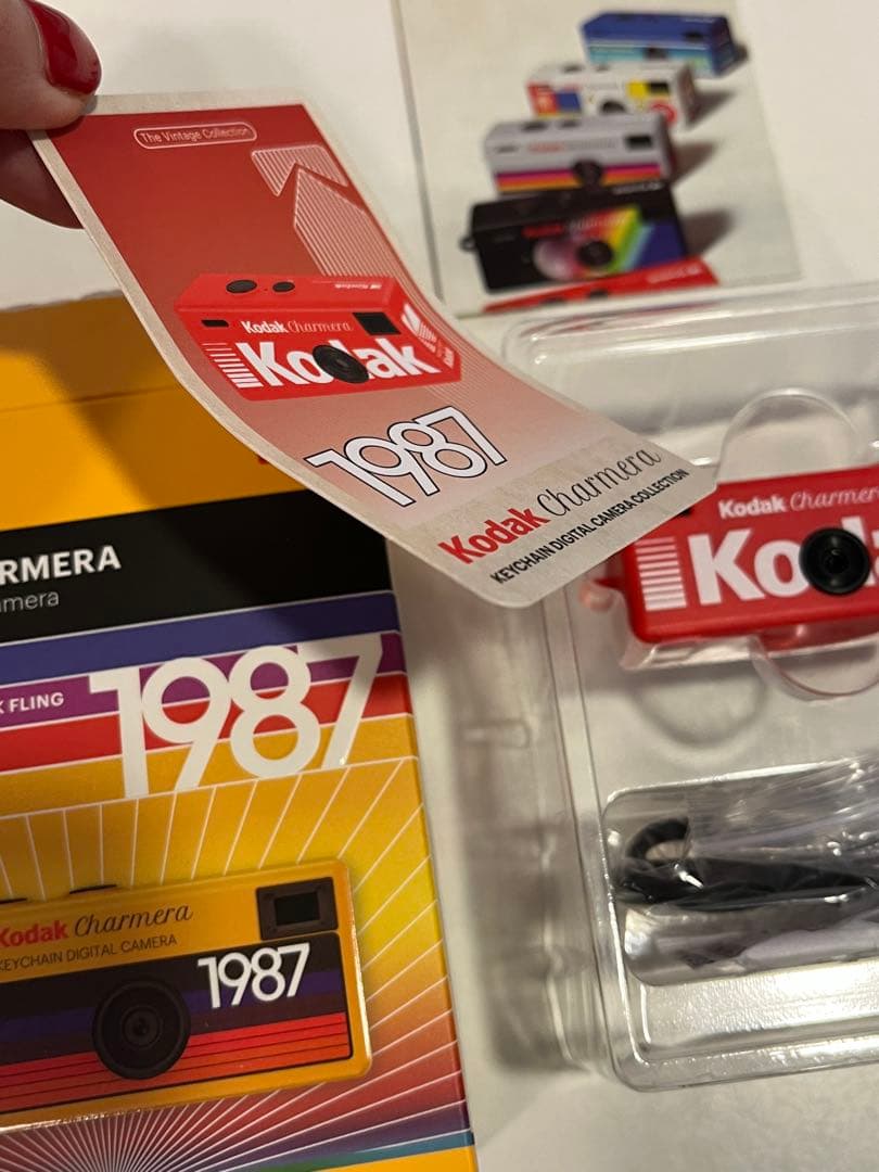 【開封のみ新品】KODAK CHARMERA トイカメラ レッド TYPE 02