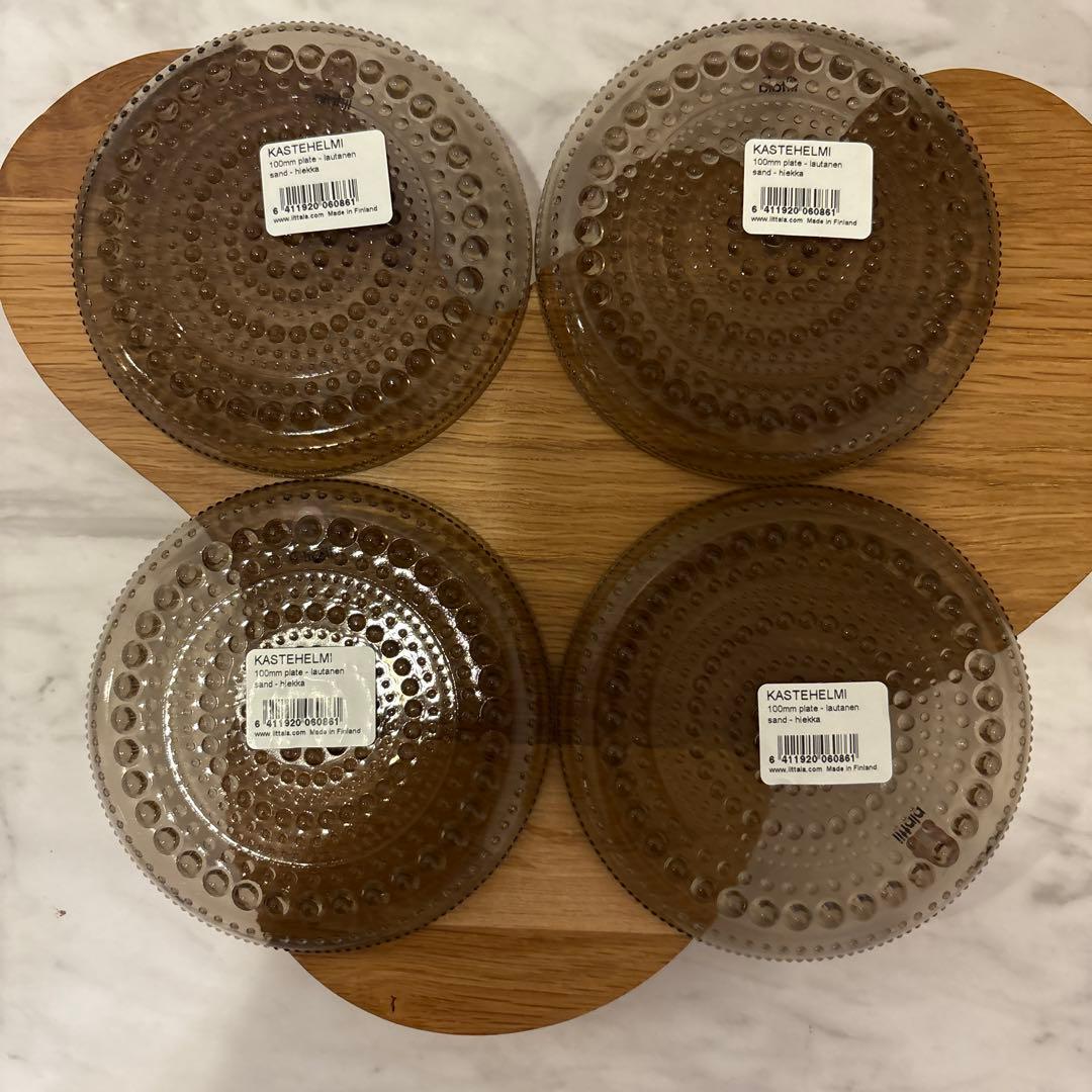 イッタラ　カステヘルミ　プレート　10cm 4枚セット