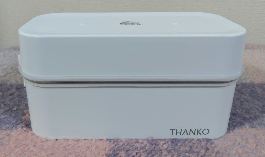 【未使用品】2段式超高速弁当箱炊飯器 サンコー THANKO