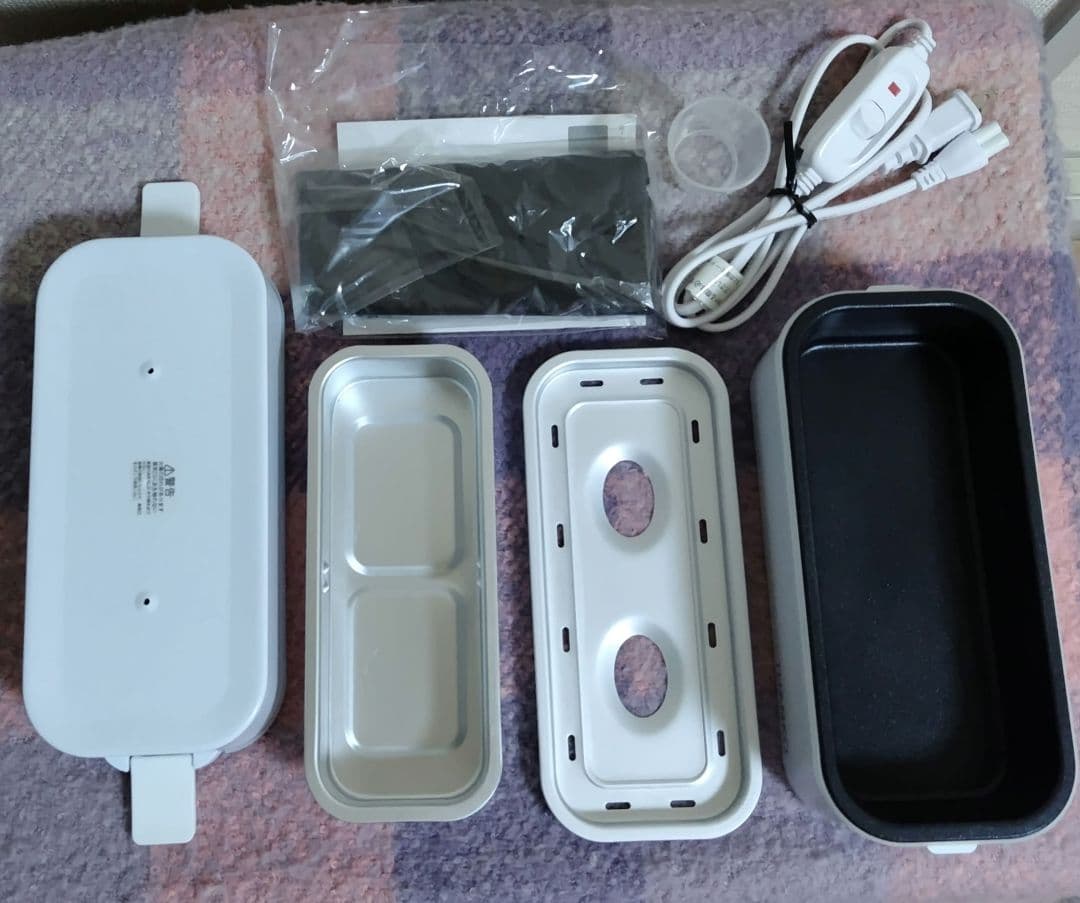 【未使用品】2段式超高速弁当箱炊飯器 サンコー THANKO