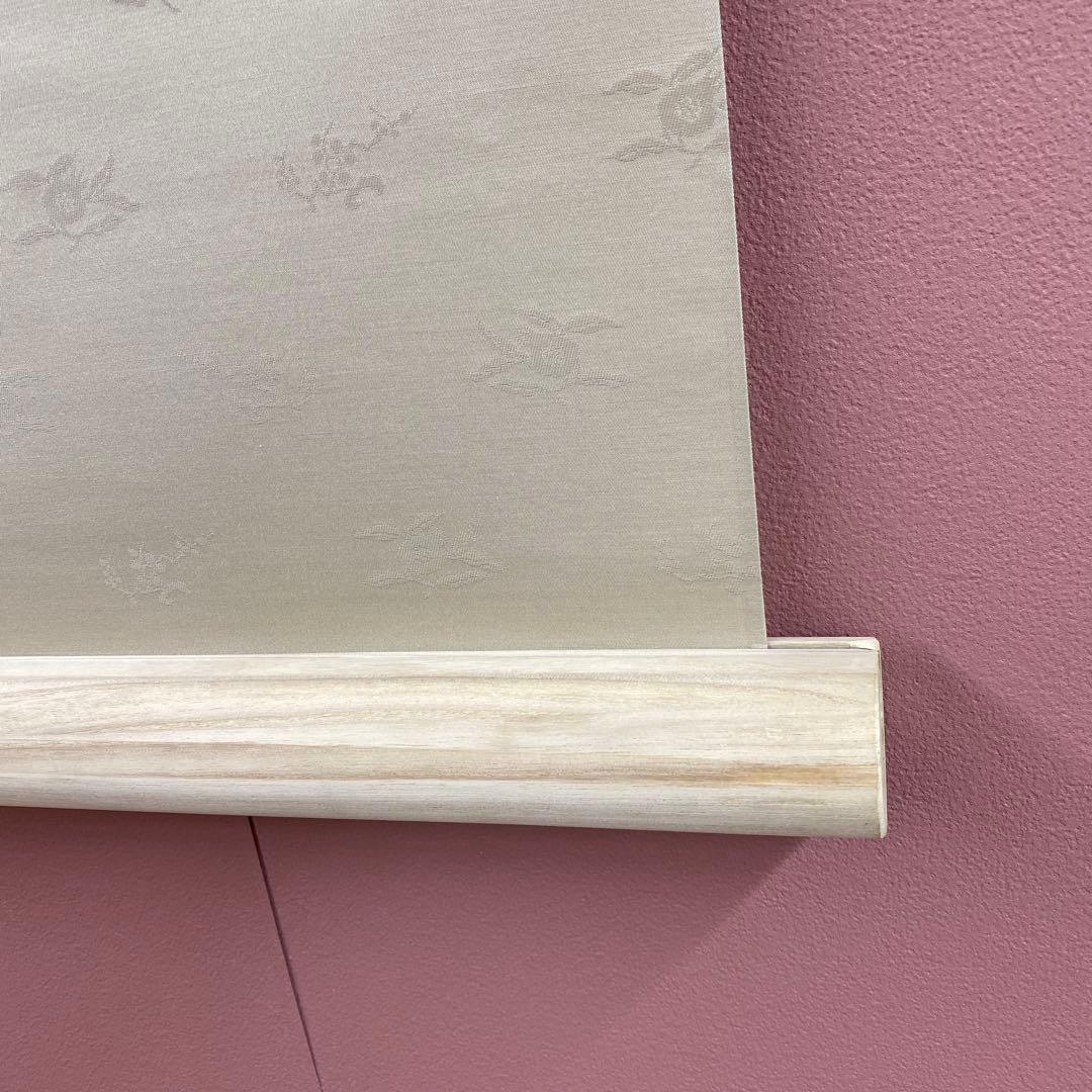 美品 掛け軸 五十嵐晴徳作「良寛さん・わが宿は～」共箱 太巻き付 二重箱