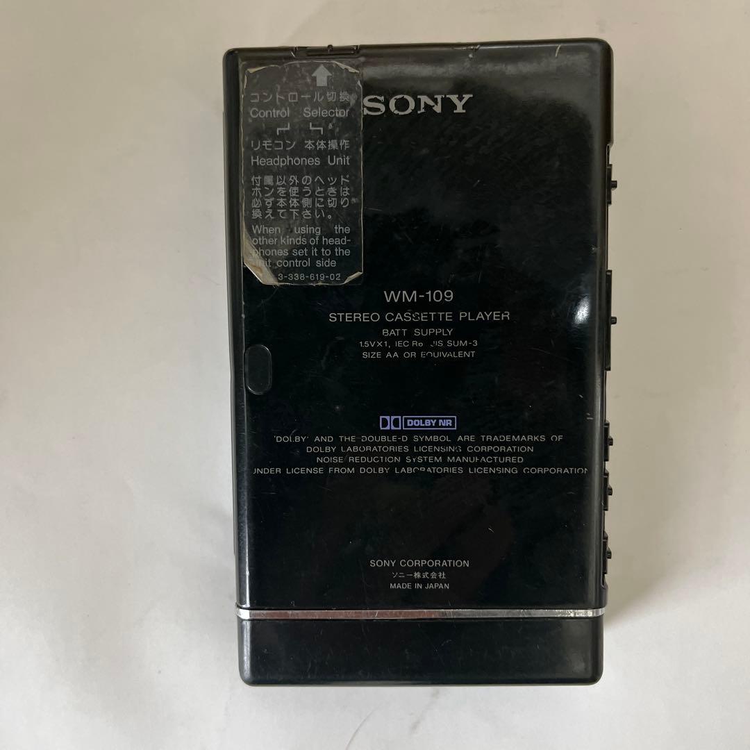 SONY WM-109 カセットプレーヤー