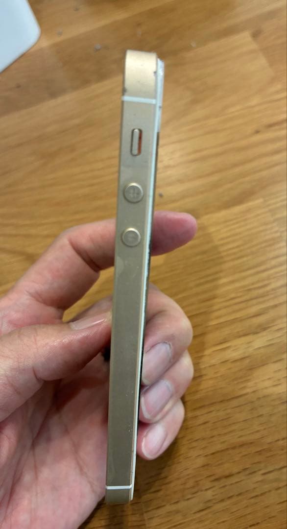 iPhone SE ゴールド　16GB(液晶フィルム、ケース付き)