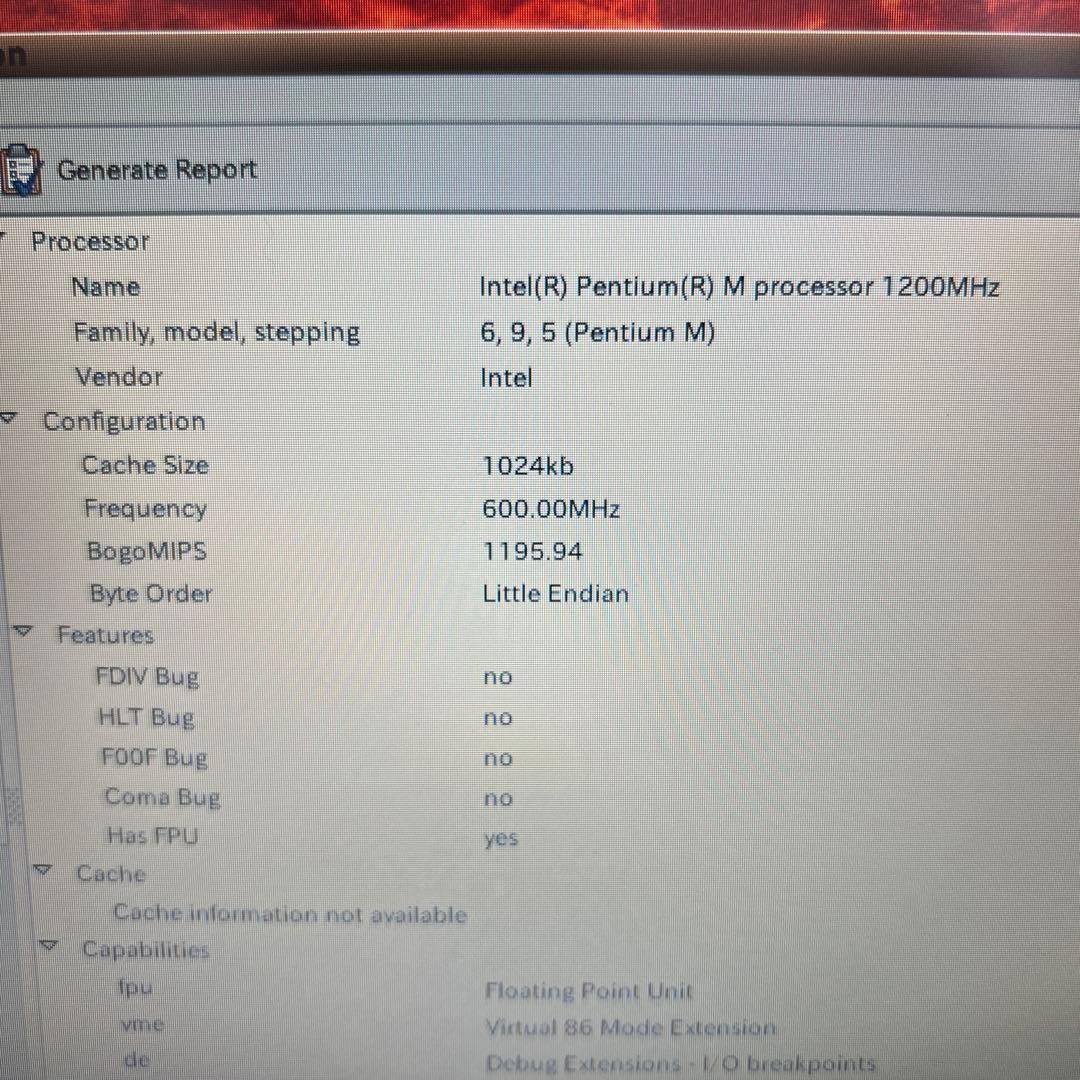 動作品 ビンテージ IBM ThinkPad X40 背面傷あり オマケ付き