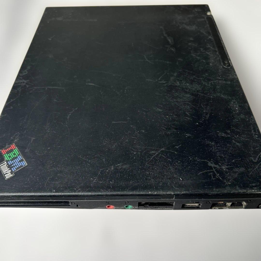 動作品 ビンテージ IBM ThinkPad X40 背面傷あり オマケ付き
