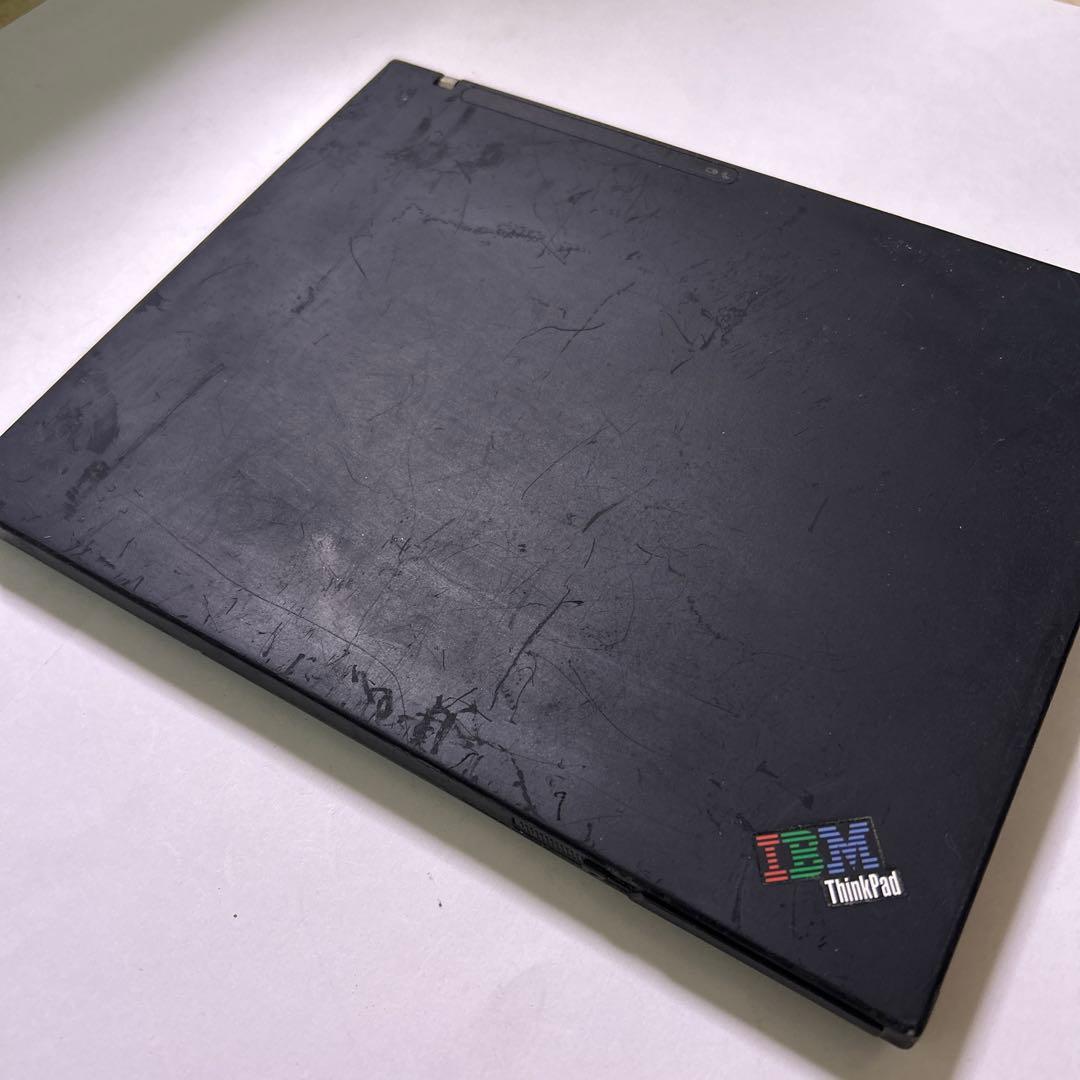 動作品 ビンテージ IBM ThinkPad X40 背面傷あり オマケ付き