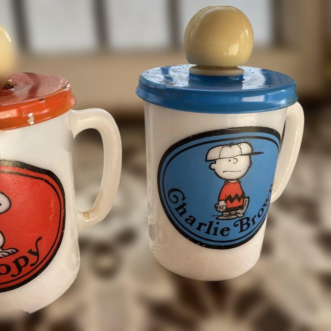 2個セット!Snoopy Charlie Brown AVONマグカップ