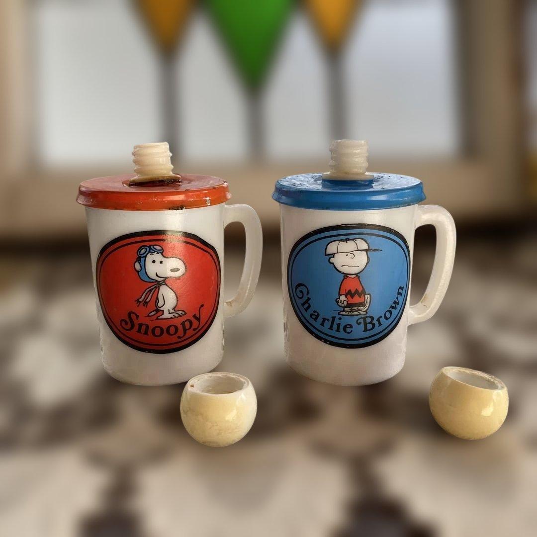 2個セット!Snoopy Charlie Brown AVONマグカップ