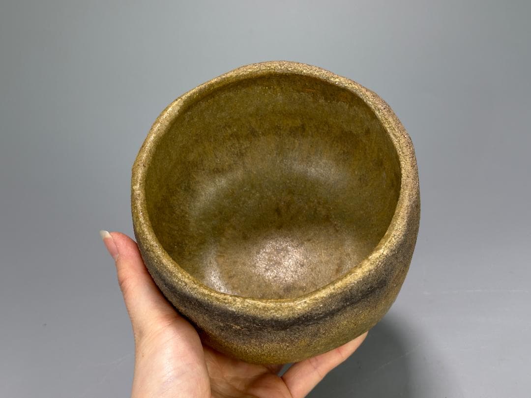 M26SA10日本美術　加藤孝造　最上位作　黄瀬戸　人間国宝　本物保証　供箱